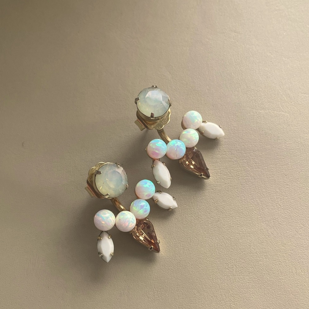 Lionette NY opal ear jackets